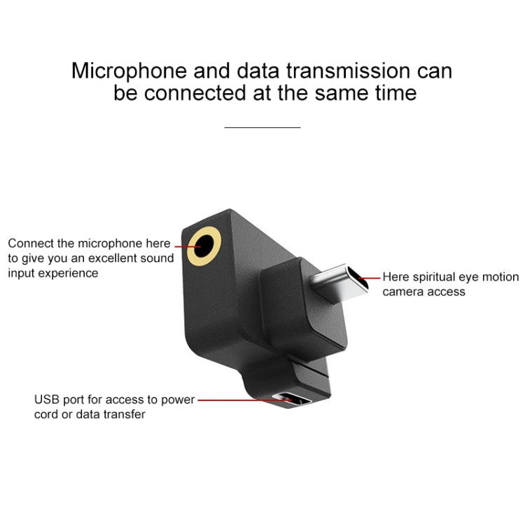 CYNOVA C-AC-003 Charging Audio Adapter for DJI Osmo Action -  by PMC TechLife | Online Shopping South Africa | PMC TechLife