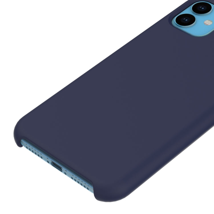 For iPhone 11 Solid Color Liquid Silicone Shockproof Case (Red) - iPhone 11 Cases by PMC TechLife | Online Shopping South Africa | PMC TechLife