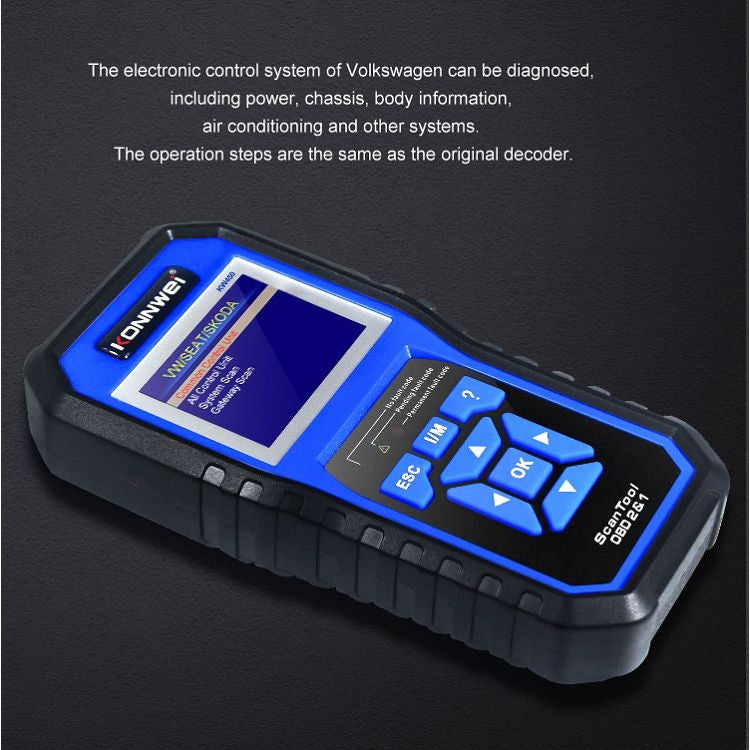 KONNWEI KW450 Car 2.8 inch TFT Color Screen Battery Tester Support 2 Languages / System  XP WIN7 WIN8 WIN10 - Code Readers & Scan Tools by KONNWEI | Online Shopping South Africa | PMC Jewellery | Buy Now Pay Later Mobicred