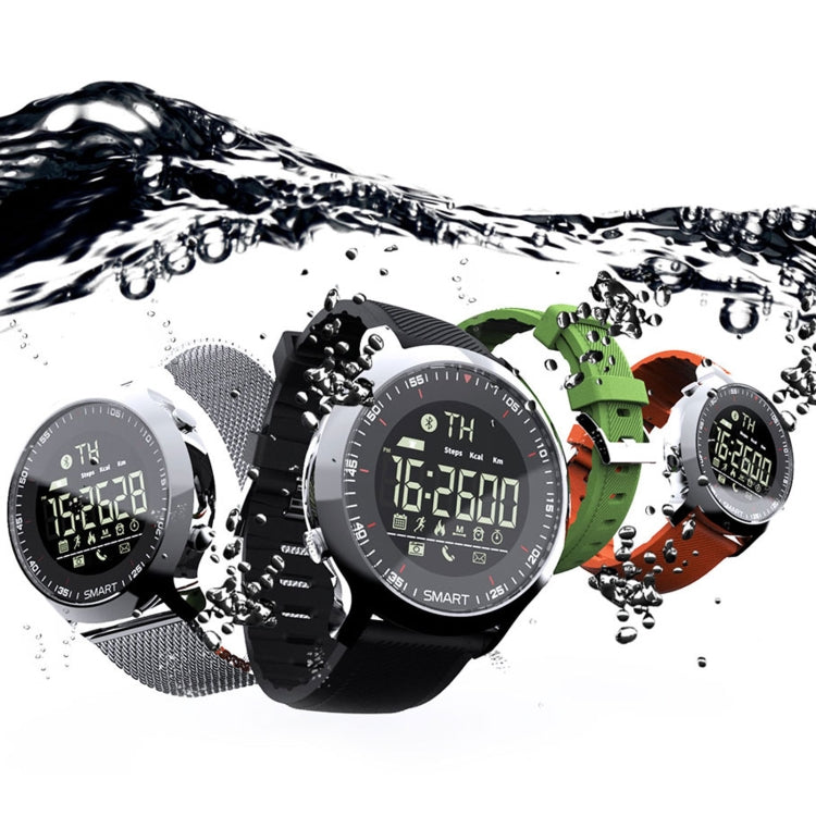 Lokmat MK18 1.1 inch Circle Screen IP68 Waterproof Smart Watch, Support Information Reminder / Remote Camera / Walking Motion Monitor(Silver) - Smart Watches by Lokmat | Online Shopping South Africa | PMC Jewellery | Buy Now Pay Later Mobicred