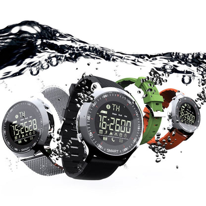 Lokmat MK18 1.1 inch Circle Screen IP68 Waterproof Smart Watch, Support Information Reminder / Remote Camera / Walking Motion Monitor(Silver) - Smart Watches by Lokmat | Online Shopping South Africa | PMC Jewellery | Buy Now Pay Later Mobicred