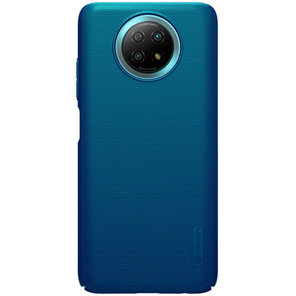 For Xiaomi Redmi Note 9 5G NILLKIN Frosted Concave-convex Texture PC Protective Case(Peacock Blue) - Xiaomi Cases by NILLKIN | Online Shopping South Africa | PMC Jewellery