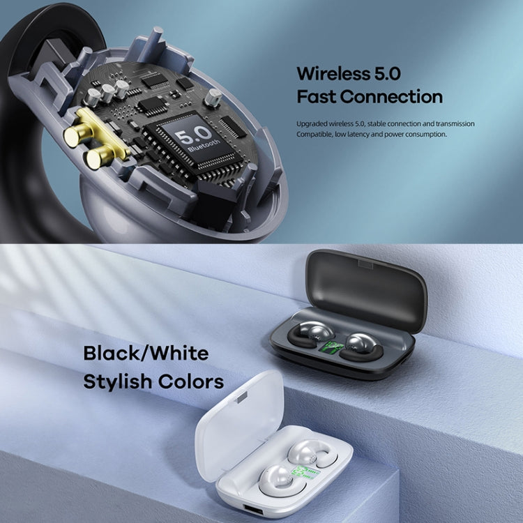 Remax TWS-17 Bluetooth 5.0 Ear Clip Style True Wireless Stereo Bluetooth Earphone(White) - TWS Earphone by REMAX | Online Shopping South Africa | PMC TechLife