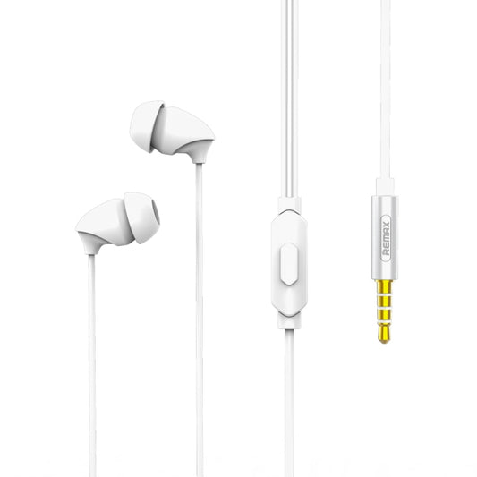 REMAX RM-588 In-Ear Stereo Sleep Earphone with Wire Control & MIC & Support Hands-free(White) - Normal Style Earphone by REMAX | Online Shopping South Africa | PMC Jewellery