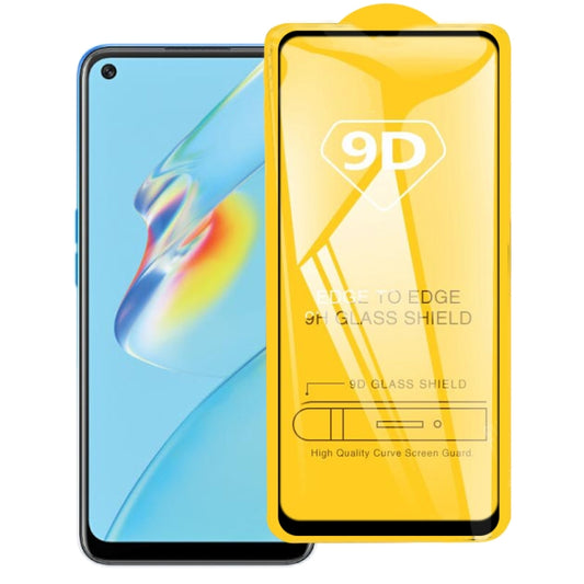 For OPPO A54 9D Full Glue Full Screen Tempered Glass Film - OPPO Tempered Glass by PMC Jewellery | Online Shopping South Africa | PMC Jewellery | Buy Now Pay Later Mobicred