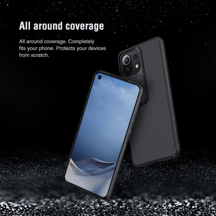 For Xiaomi Mi 11 Lite 4G / 5G NILLKIN Black Mirror Series PC Camshield Full Coverage Dust-proof Scratch Resistant Case(Black) - Mi 11 Lite 5G Cases by NILLKIN | Online Shopping South Africa | PMC Jewellery