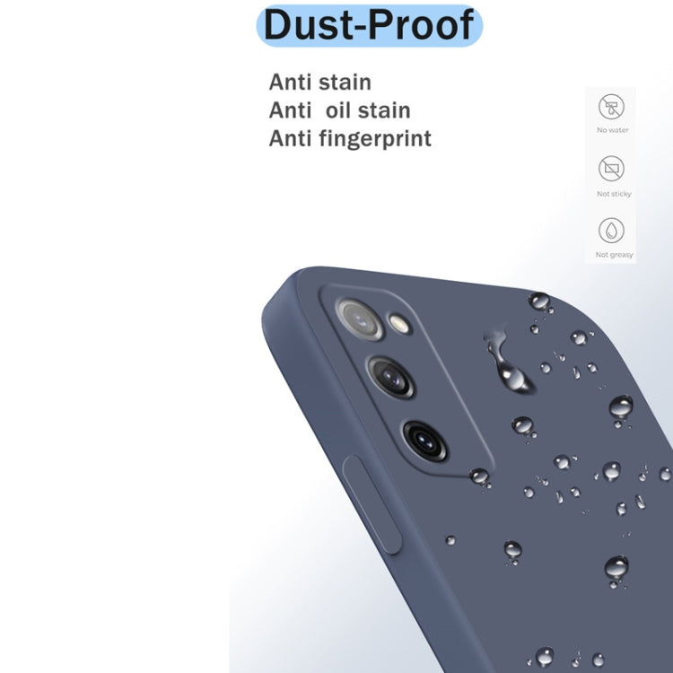 For Samsung Galaxy S20 FE Solid Color Imitation Liquid Silicone Straight Edge Dropproof Full Coverage Protective Case(Dark Green) - free shipping - PMC TechLife - Order now!