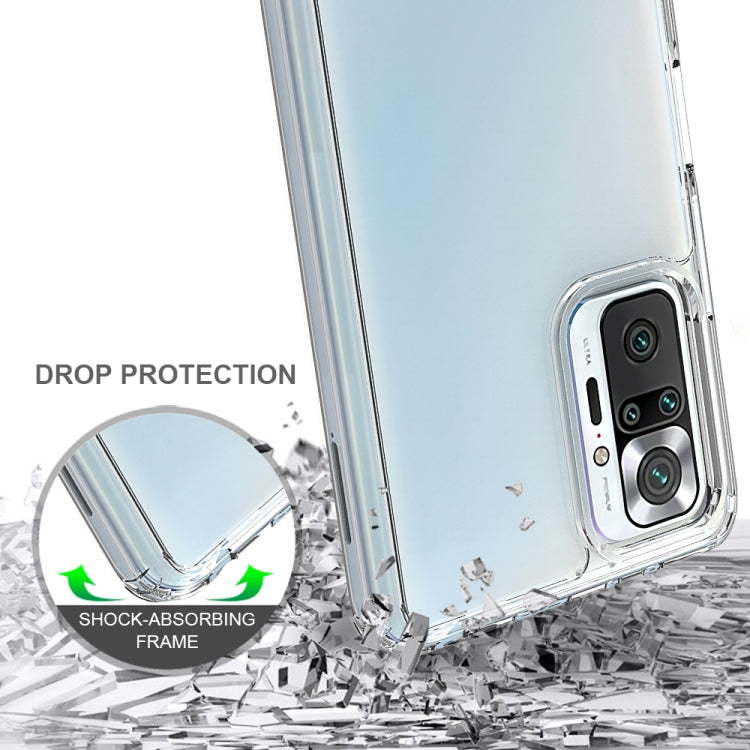 For Xiaomi Redmi Note 10 Pro Shockproof Scratchproof TPU + Acrylic Protective Case(Transparent) - free shipping - PMC TechLife - Order now!