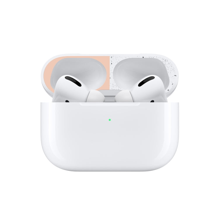 For Apple AirPods Pro Wireless Earphone Protective Case Metal Protective Sticker(Green) - Protective Sticker by PMC TechLife | Online Shopping South Africa | PMC TechLife