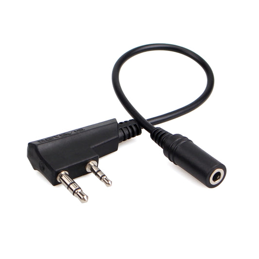 RETEVIS TCK01 Kenwood 2 Pin to 3.5mm Female Mobile Phone Audio Earphone Transfer?Cable for RT21/RT22/RT24/RT7/RT27/H777 - Other Accessories by RETEVIS | Online Shopping South Africa | PMC Jewellery