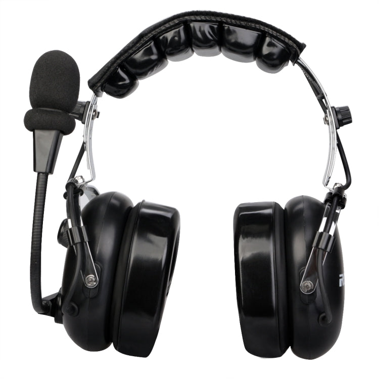 RETEVIS EH070K 2 Pin Adjustable Volume Binaural Noise Reduction Headphone Microphone - free shipping - PMC TechLife - Order now!