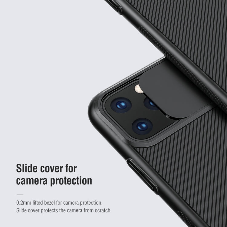 For iPhone 11 Pro Max NILLKIN CamShield Protective Case(Black) - iPhone 11 Pro Max Cases by NILLKIN | Online Shopping South Africa | PMC Jewellery