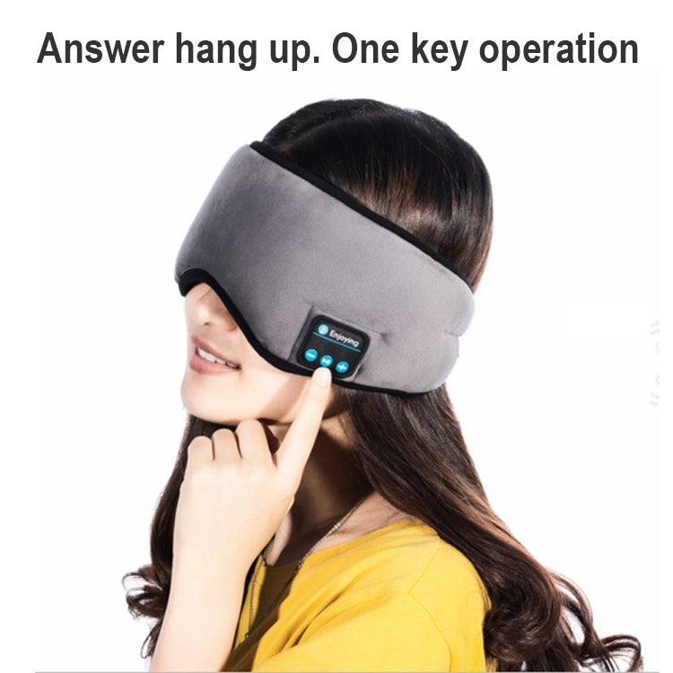 Bluetooth 5.0 Sleep Eye Masks Smart Wireless Music Eye Masks(Gray) - Eye Masks by PMC TechLife | Online Shopping South Africa | PMC TechLife | Buy Now Pay Later Mobicred