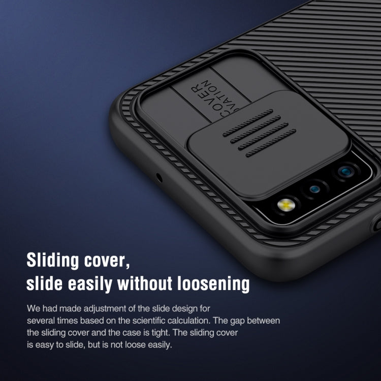 For Samsung Galaxy F52 5G NILLKIN Black Mirror Series PC Camshield Full Coverage Dust-proof Scratch Resistant Case(Black) - Galaxy Phone Cases by NILLKIN | Online Shopping South Africa | PMC Jewellery