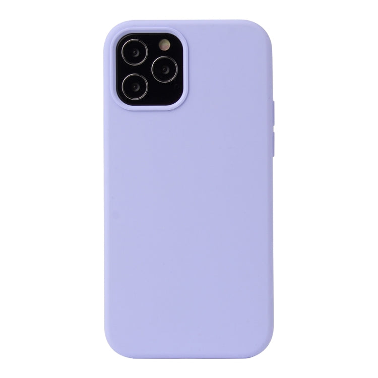 For iPhone 13 Solid Color Liquid Silicone Shockproof Protective Case(Light Purple) - iPhone 13 Cases by PMC Jewellery | Online Shopping South Africa | PMC Jewellery