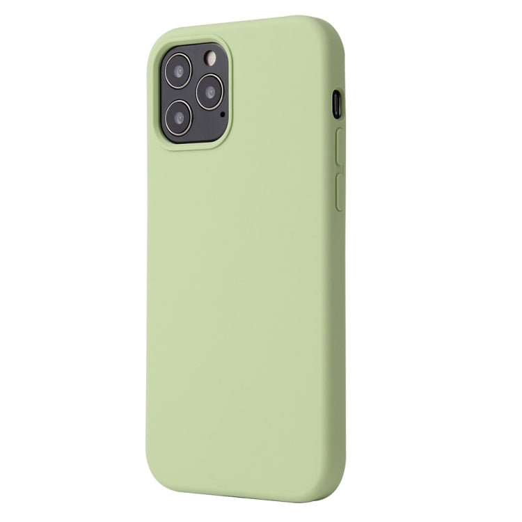 For iPhone 13 Solid Color Liquid Silicone Shockproof Protective Case(Matcha Green) - iPhone 13 Cases by PMC Jewellery | Online Shopping South Africa | PMC Jewellery