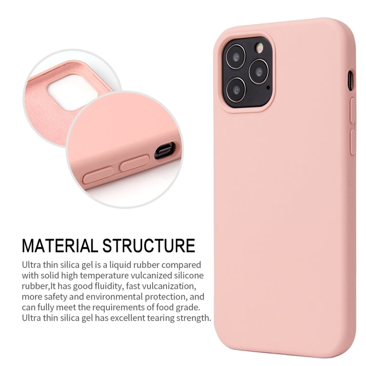 For iPhone 13 Solid Color Liquid Silicone Shockproof Protective Case(Carmine) - iPhone 13 Cases by PMC Jewellery | Online Shopping South Africa | PMC Jewellery