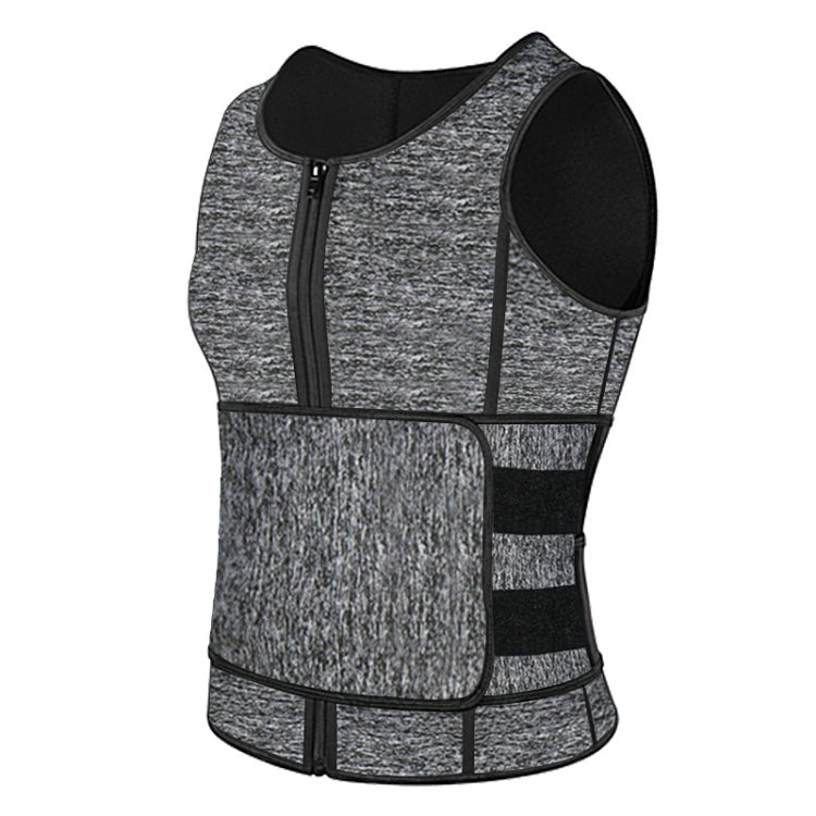 Neoprene Men Sport Body Shapers Vest Waist Body Shaping Corset, Size:M(Grey) -  by PMC Jewellery | Online Shopping South Africa | PMC Jewellery