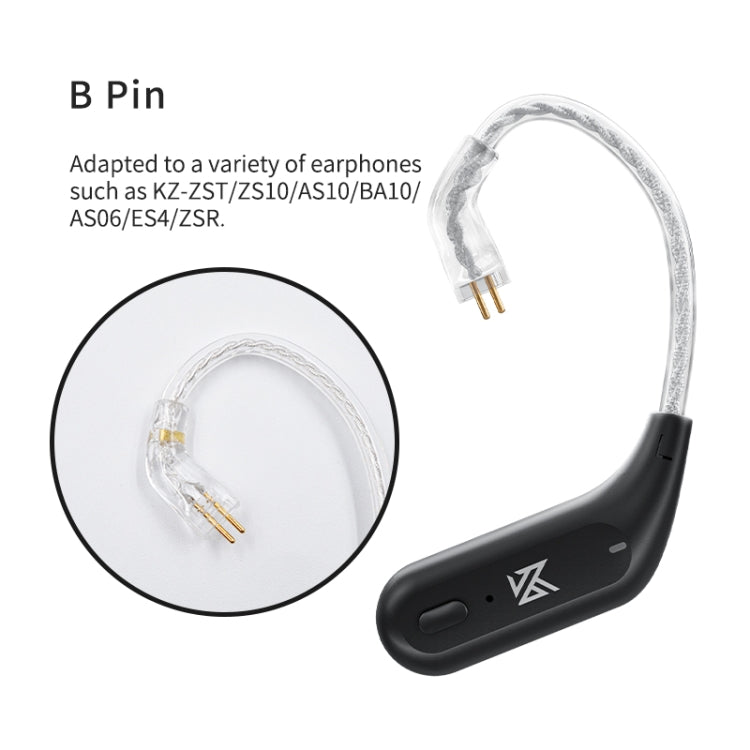KZ AZ09 Bluetooth Earphone Ear Hook 5.2 Wireless Bluetooth Module Upgrade Cable, Style:B - Earphone Adapter by KZ | Online Shopping South Africa | PMC Jewellery