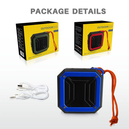 New Rixing NR-103 Mini TWS Bluetooth Speaker with Lanyard(Blue) - Mini Speaker by New Rixing | Online Shopping South Africa | PMC Jewellery