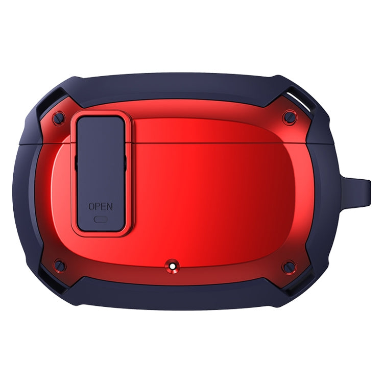 Bumblebee Armor Earphone Protective Case with Switch & Hook For Beats Studio Buds(Blue + Red) - Other Case by PMC TechLife | Online Shopping South Africa | PMC TechLife