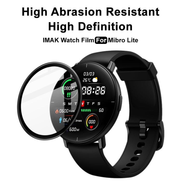 For Mibro Lite IMAK Plexiglass HD Watch Protective Film - Screen Protector by imak | Online Shopping South Africa | PMC TechLife | Buy Now Pay Later Mobicred