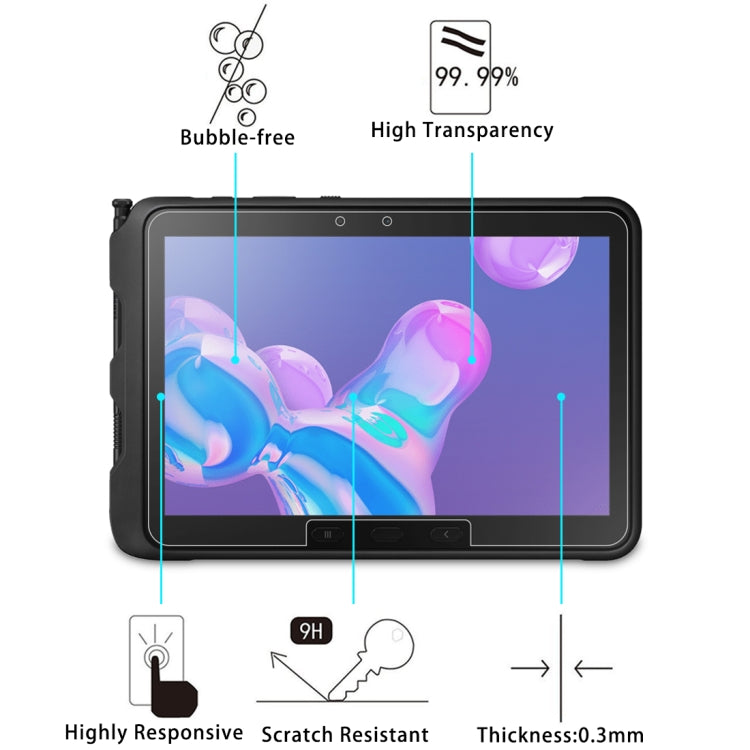 1 PCS For Galaxy Tab Active Pro T545 / Active4 Pro 9H 0.3mm Explosion-proof Tempered Glass Film - For Samsung Tab by PMC TechLife | Online Shopping South Africa | PMC TechLife