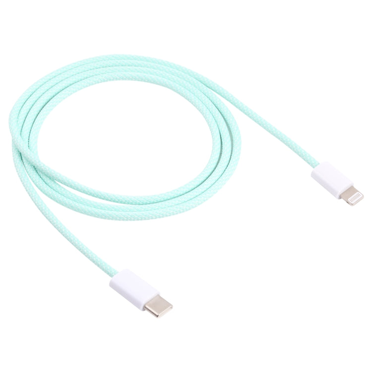 12W PD USB-C / Type-C to 8 Pin Data Cable, Cable Length: 1m(Green) - 2 in 1 Cable by PMC Jewellery | Online Shopping South Africa | PMC Jewellery