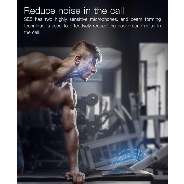 JAKCOM SE5 True Wireless Sport Bluetooth Earphone(Black) - Sport Earphone by JAKCOM | Online Shopping South Africa | PMC TechLife | Buy Now Pay Later Mobicred