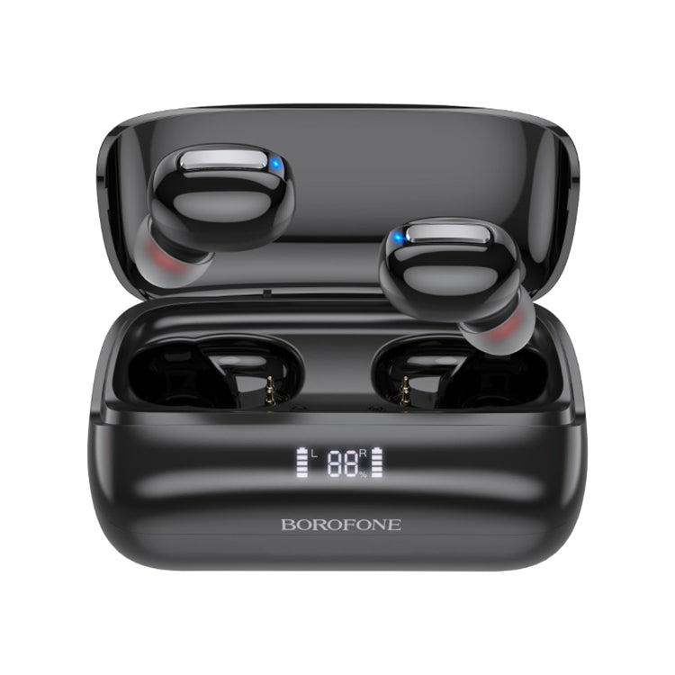 Borofone BE55 Perfect Wireless Bluetooth Earphone(Black) - Bluetooth Earphone by Borofone | Online Shopping South Africa | PMC Jewellery