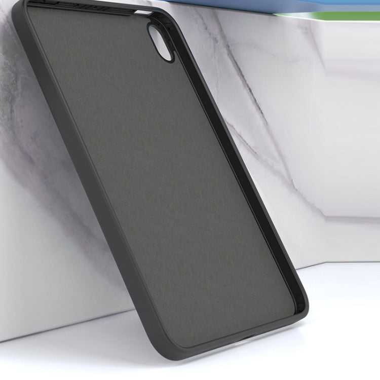 For iPad mini 2024 / mini 6 Mutural Silicone Microfiber Tablet Case(Black) - iPad mini 6 Cases by Mutural | Online Shopping South Africa | PMC TechLife | Buy Now Pay Later Mobicred