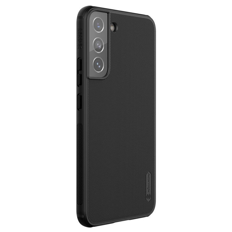 For Samsung Galaxy S22+ 5G NILLKIN Super Frosted Shield Pro PC + TPU Phone Case(Black) - Galaxy S22+ 5G Cases by NILLKIN | Online Shopping South Africa | PMC Jewellery