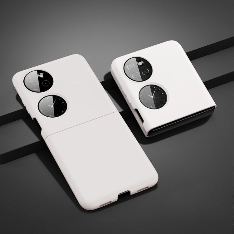 For Huawei P50 Pocket Oil-sprayed Ultra-thin Folding Phone Case(White) - free shipping - PMC TechLife - Order now!