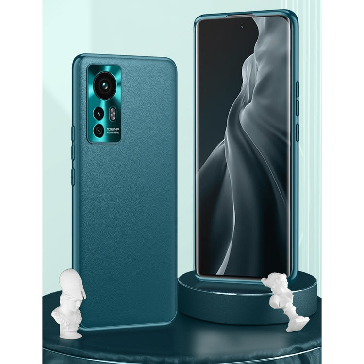 For Xiaomi Mi 12 Ultra 5G Plain Skin Leather Phone Case(Black) - Xiaomi Cases by GKK | Online Shopping South Africa | PMC TechLife | Buy Now Pay Later Mobicred