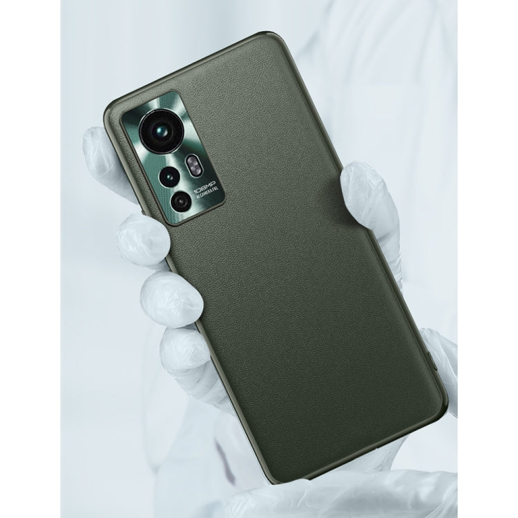 For Xiaomi Mi 12 Ultra 5G Plain Skin Leather Phone Case(Black) - Xiaomi Cases by GKK | Online Shopping South Africa | PMC TechLife | Buy Now Pay Later Mobicred