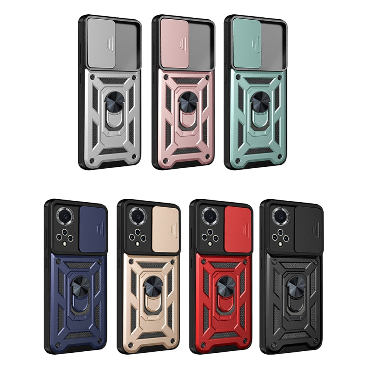 For Huawei nova 9 Sliding Camera Cover TPU+PC Phone Case(Black) - Huawei Cases by PMC TechLife | Online Shopping South Africa | PMC TechLife | Buy Now Pay Later Mobicred