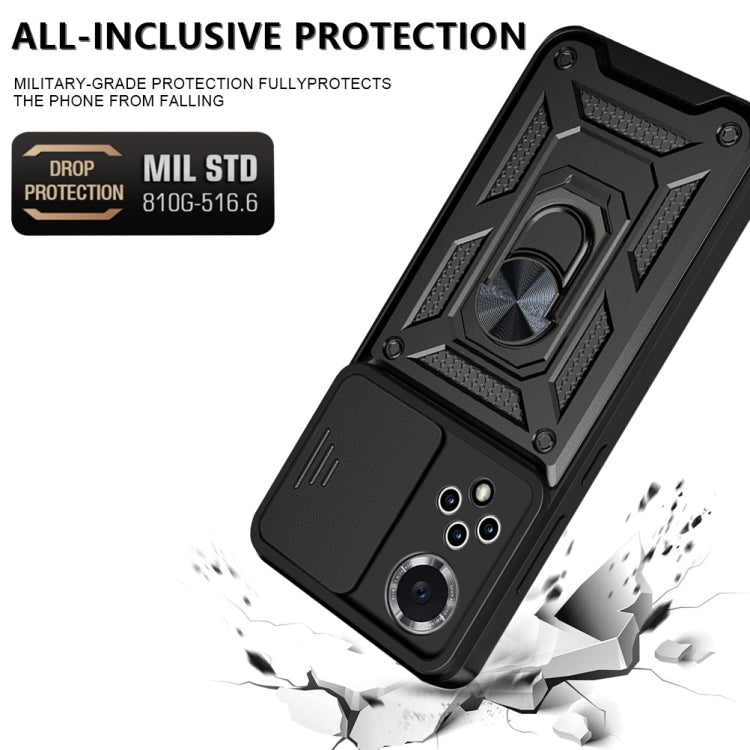 For Huawei nova 9 Sliding Camera Cover TPU+PC Phone Case(Black) - Huawei Cases by PMC TechLife | Online Shopping South Africa | PMC TechLife | Buy Now Pay Later Mobicred