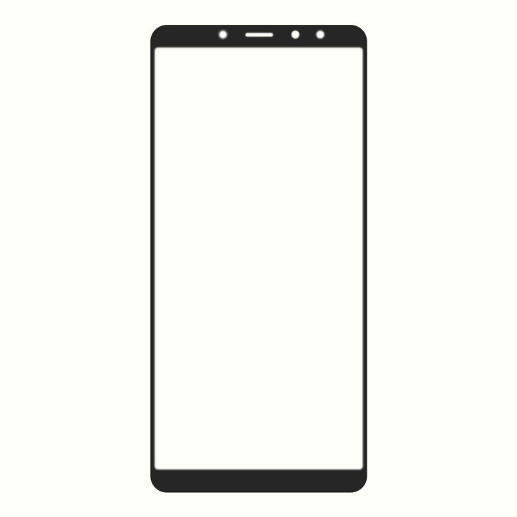 Front Screen Outer Glass Lens with OCA Optically Clear Adhesive for Xiaomi Mi 6X(Black) - LCD Related Parts by PMC Jewellery | Online Shopping South Africa | PMC Jewellery