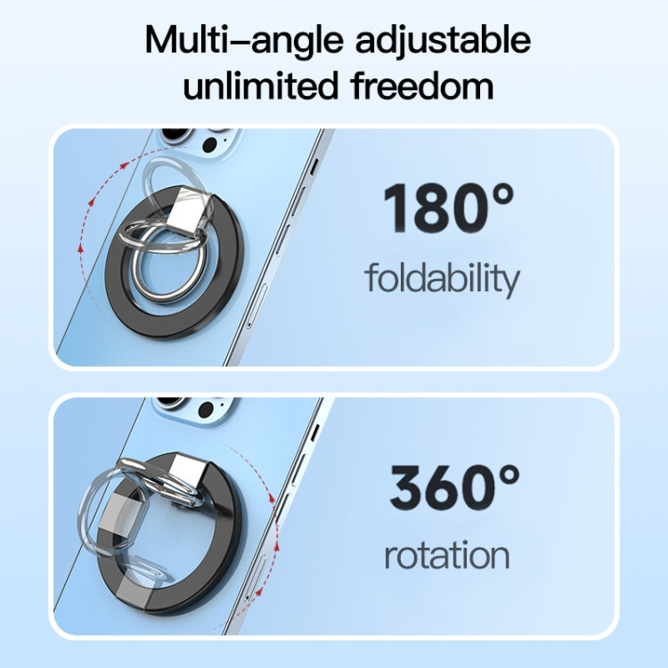 wlons Magnetic 360 Degree Rotatable Mobile Phone Ring Holder(Blue) - Ring Holder by wlons | Online Shopping South Africa | PMC TechLife