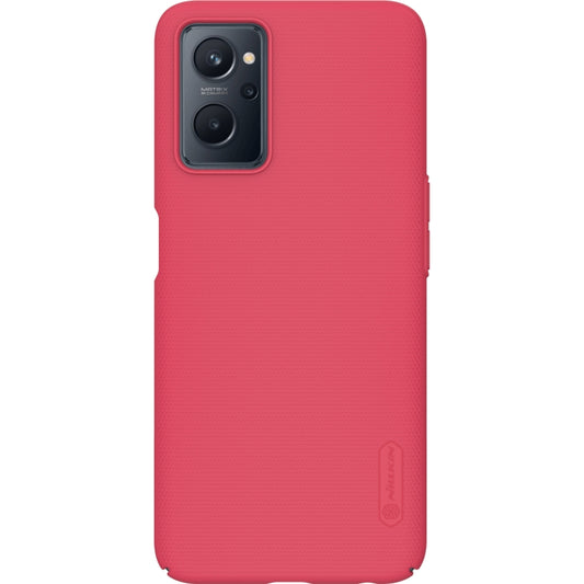 For OPPO Realme 9i NILLKIN Frosted PC Phone Case(Red) - Realme Cases by NILLKIN | Online Shopping South Africa | PMC Jewellery