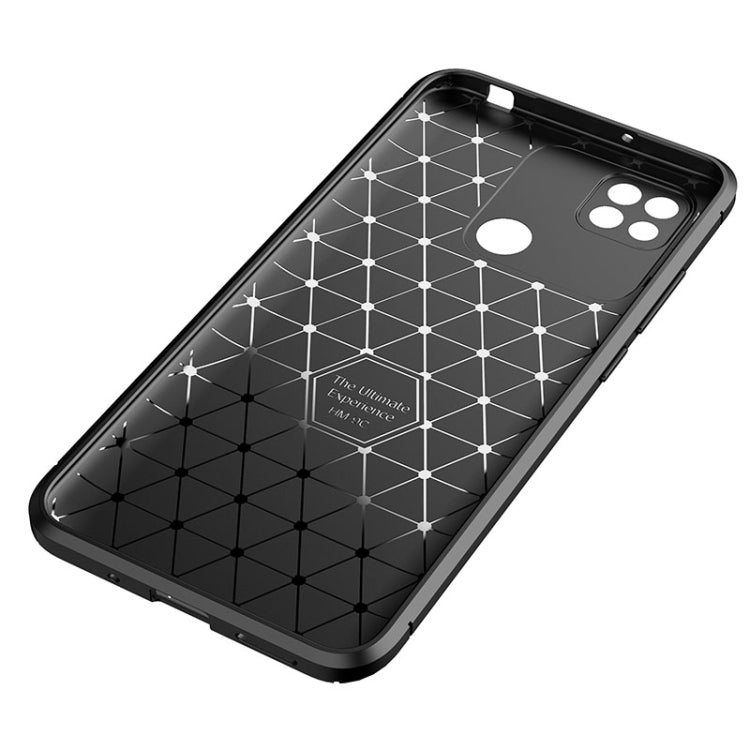 For Xiaomi Redmi 10A Carbon Fiber Texture Shockproof TPU Phone Case(Black) - Xiaomi Cases by PMC Jewellery | Online Shopping South Africa | PMC Jewellery