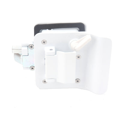 A5981-02 White RV Paddle Entry Door Lock Latch - Locks & Hasps by PMC Jewellery | Online Shopping South Africa | PMC Jewellery