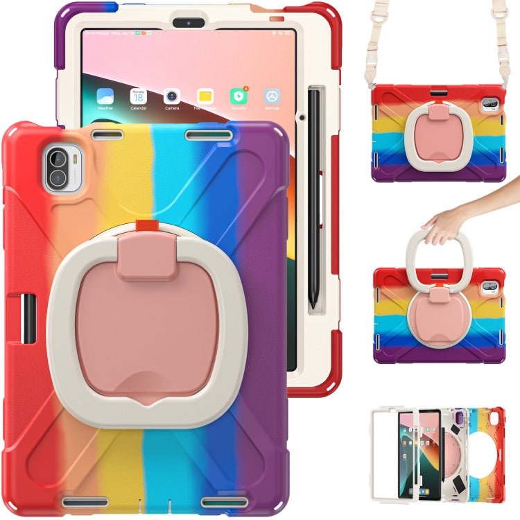 For Xiaomi Pad 5 / Pad 5 Pro Silicone + PC Tablet Protective Case(Colorful Red) - free shipping - PMC TechLife - Order now!