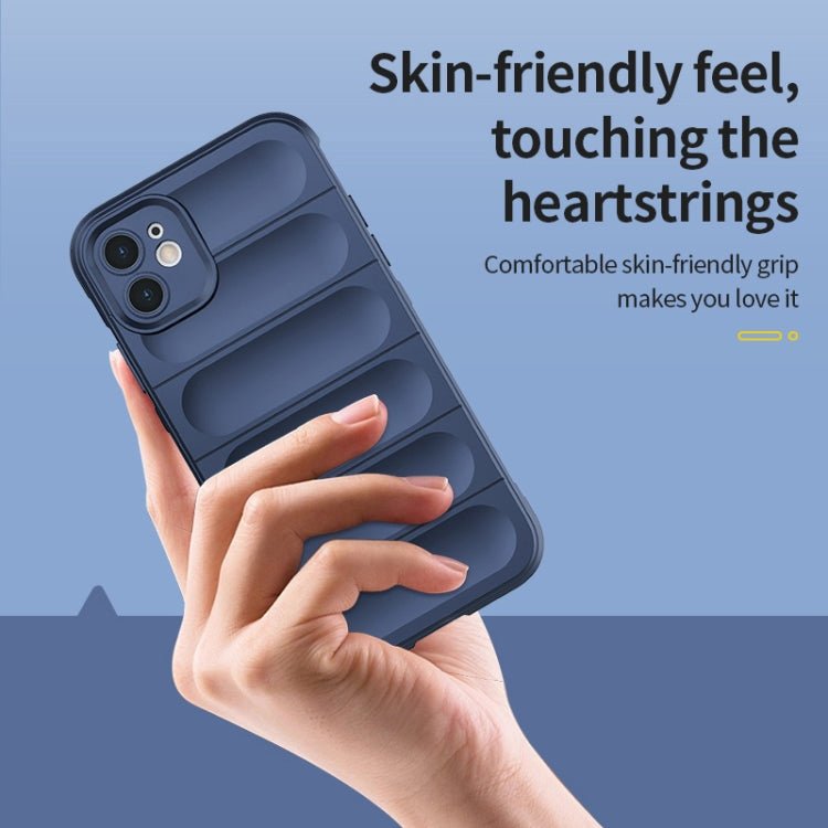 For iPhone 11 Magic Shield TPU + Flannel Phone Case (Black) - free shipping - PMC TechLife - Order now!