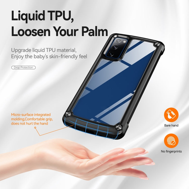 For Samsung Galaxy S20 FE 5G TPU + PC Lens Protection Phone Case(Black) - free shipping - PMC TechLife - Order now!