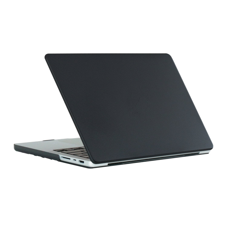 Dot Texture Double Sided Tanned Laptop Case For MacBook Pro 14.2 inch A2442 2021(Black) - MacBook Pro Cases by PMC TechLife | Online Shopping South Africa | PMC TechLife