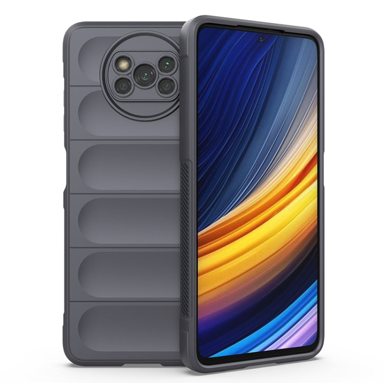 For Xiaomi Poco X3 NFC Magic Shield TPU + Flannel Phone Case(Dark Grey) - free shipping - PMC TechLife - Order now!