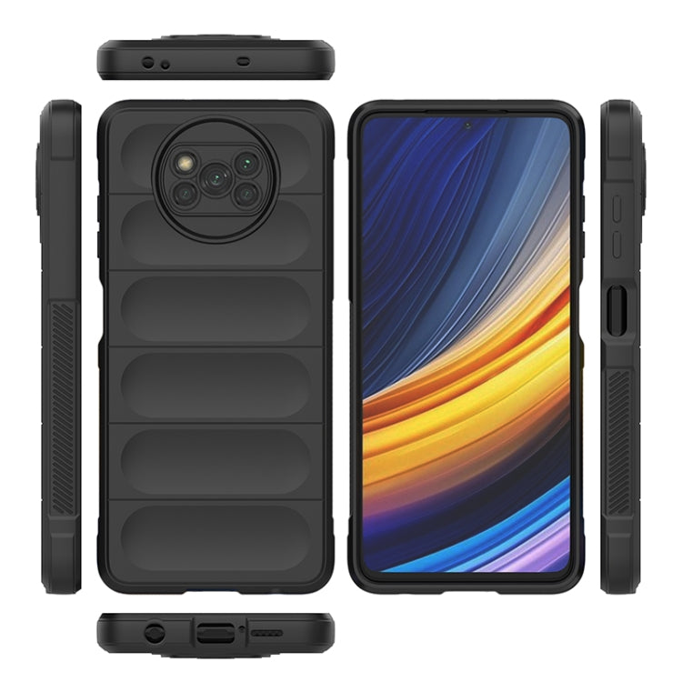 For Xiaomi Poco X3 NFC Magic Shield TPU + Flannel Phone Case(Dark Grey) - free shipping - PMC TechLife - Order now!