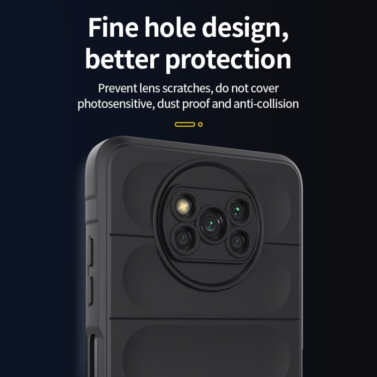 For Xiaomi Poco X3 NFC Magic Shield TPU + Flannel Phone Case(Dark Grey) - free shipping - PMC TechLife - Order now!
