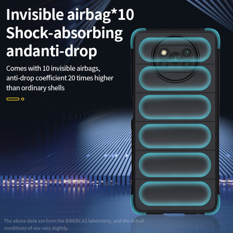For Xiaomi Poco X3 NFC Magic Shield TPU + Flannel Phone Case(Dark Grey) - free shipping - PMC TechLife - Order now!